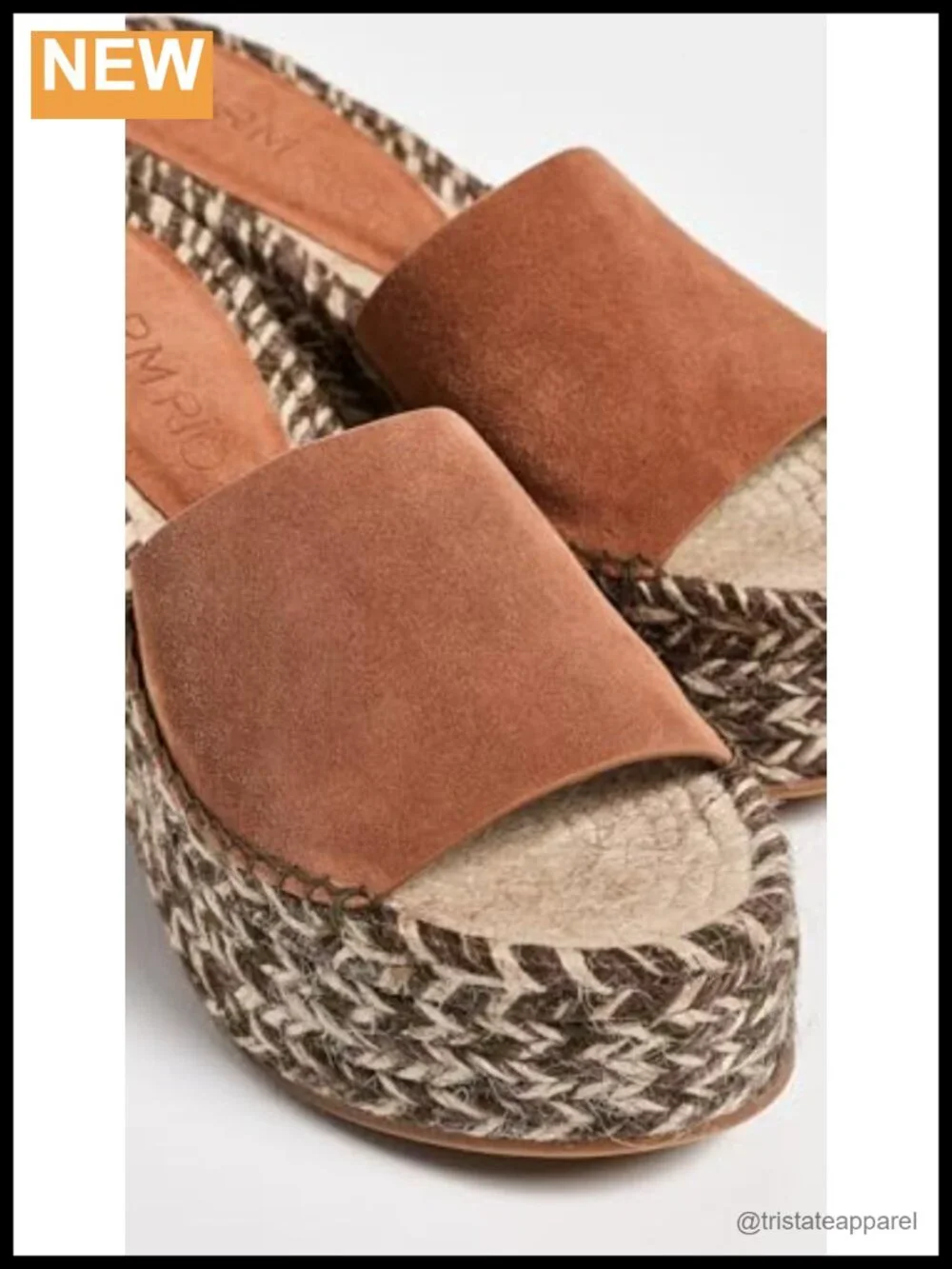 Suede Platform Espadrille Sandals
